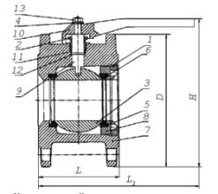 Краны шаровые КШ-80/60, КШ-50, КШ-100/75